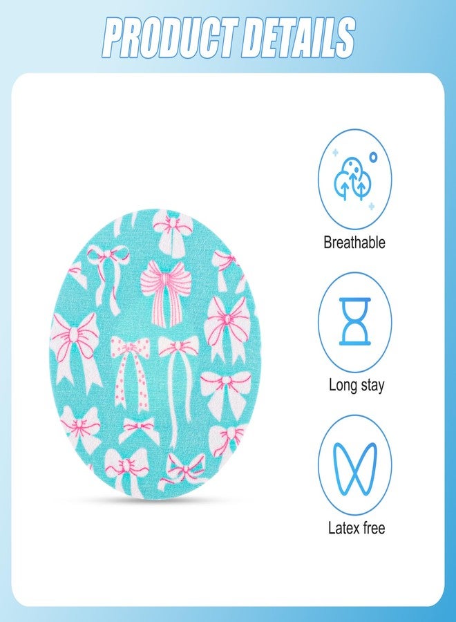 XIHIRCD ٢٥ غطاءً لمستشعرات Libre 2/3، ٥ أنماط من لصقات مستشعرات مراقبة الجلوكوز المستمرة المقاومة للماء والعرق، لصقات لاصقة، ملصقات مستشعرات متوافقة مع Libre - Image 4